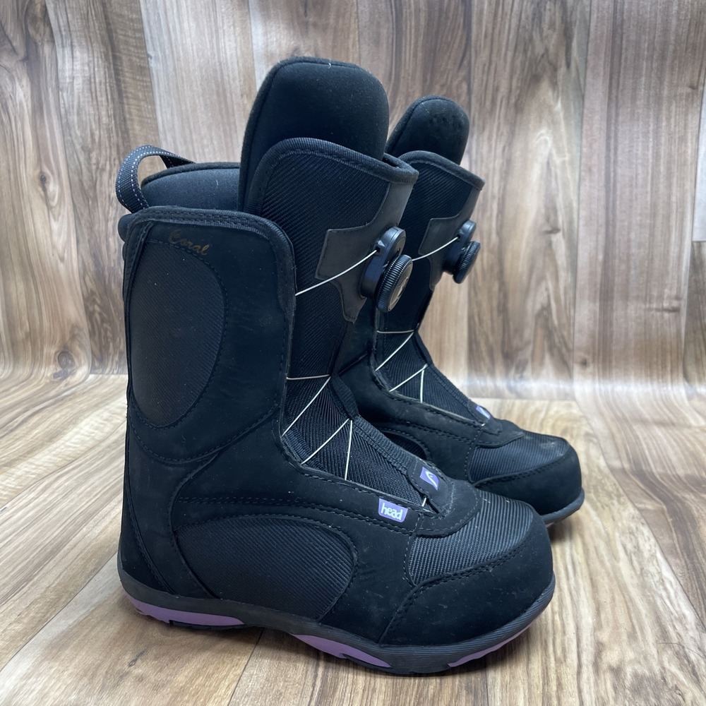 Head Coral‎ Boa US Women's Size 5.5 (EU 35) Black Snowboard Boots